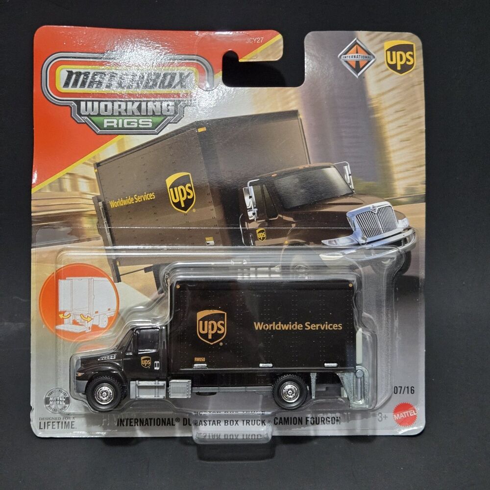 Matchbox Working Rigs UPS International Durastar Box Truck